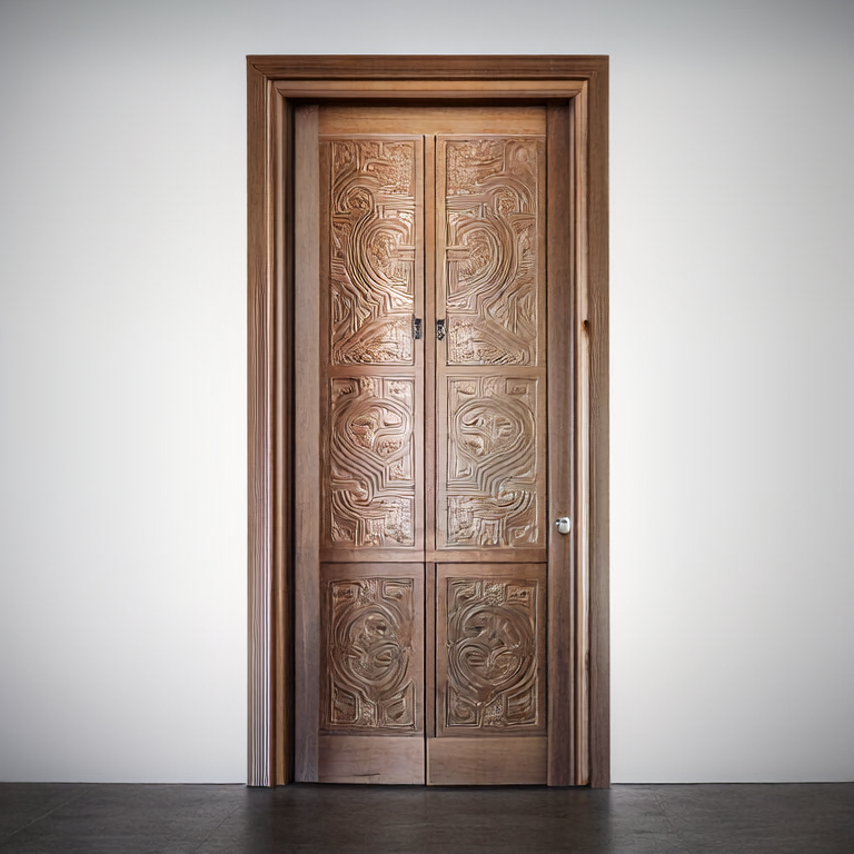 Surface Finishing Options for Flat Carving Wooden Interior Doors