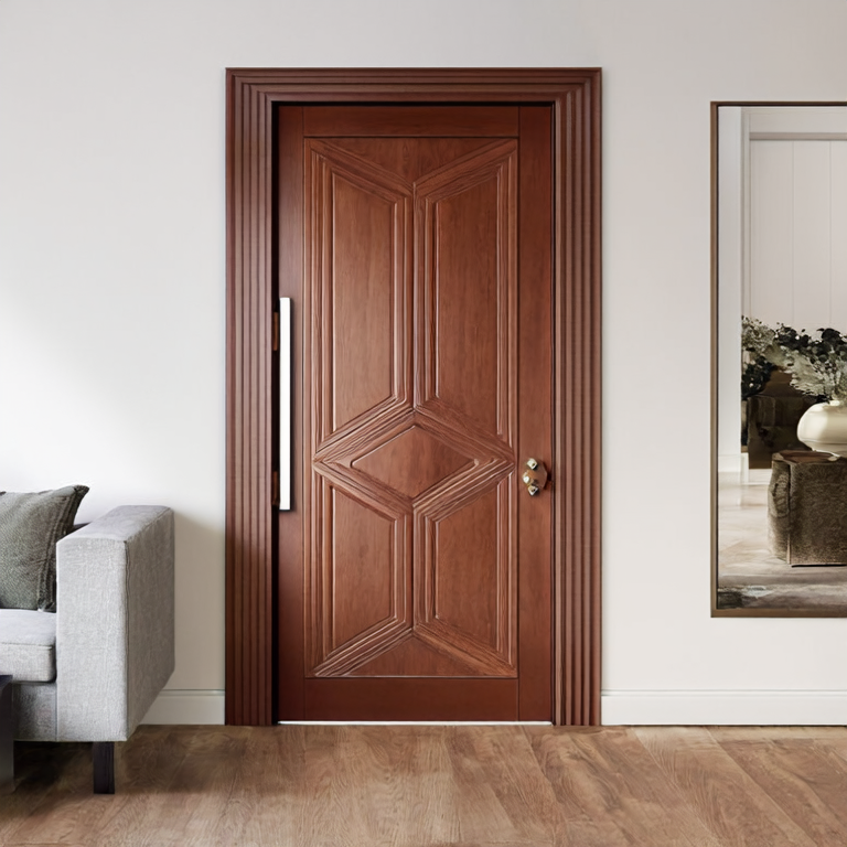 Case Study: Flat Carving Wooden Interior Doors for Residential Developments