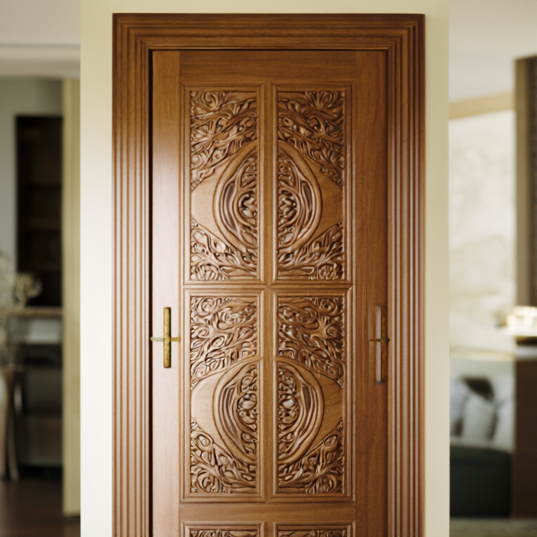How Flat Carving Enhances Door Aesthetics Without Compromising Strength
