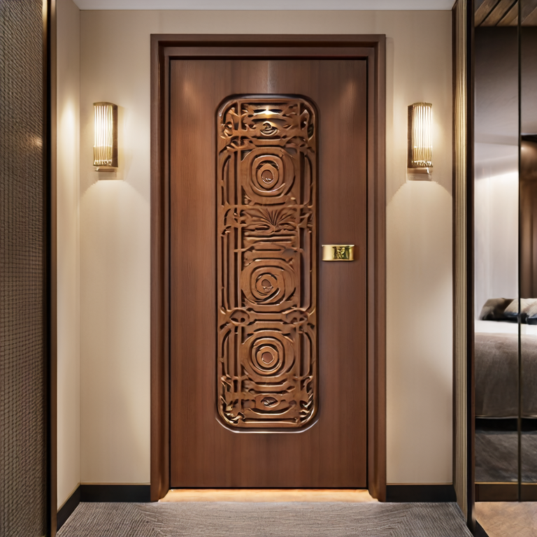 How to Customize Flat Carving Wooden Interior Doors for Hotel Projects