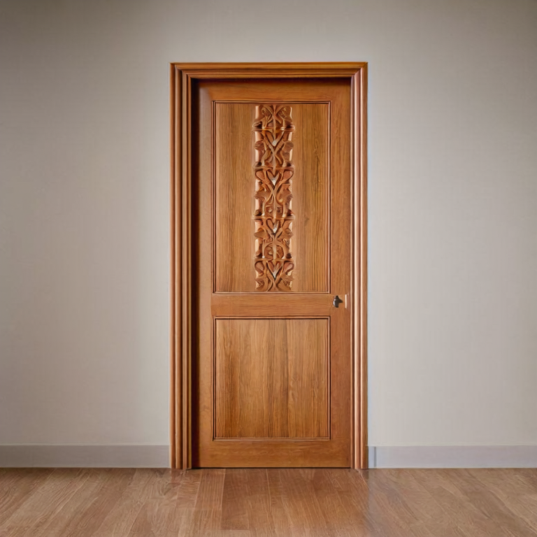 What Is a Flat Carving Wooden Interior Door? Structure, Design, and Benefits